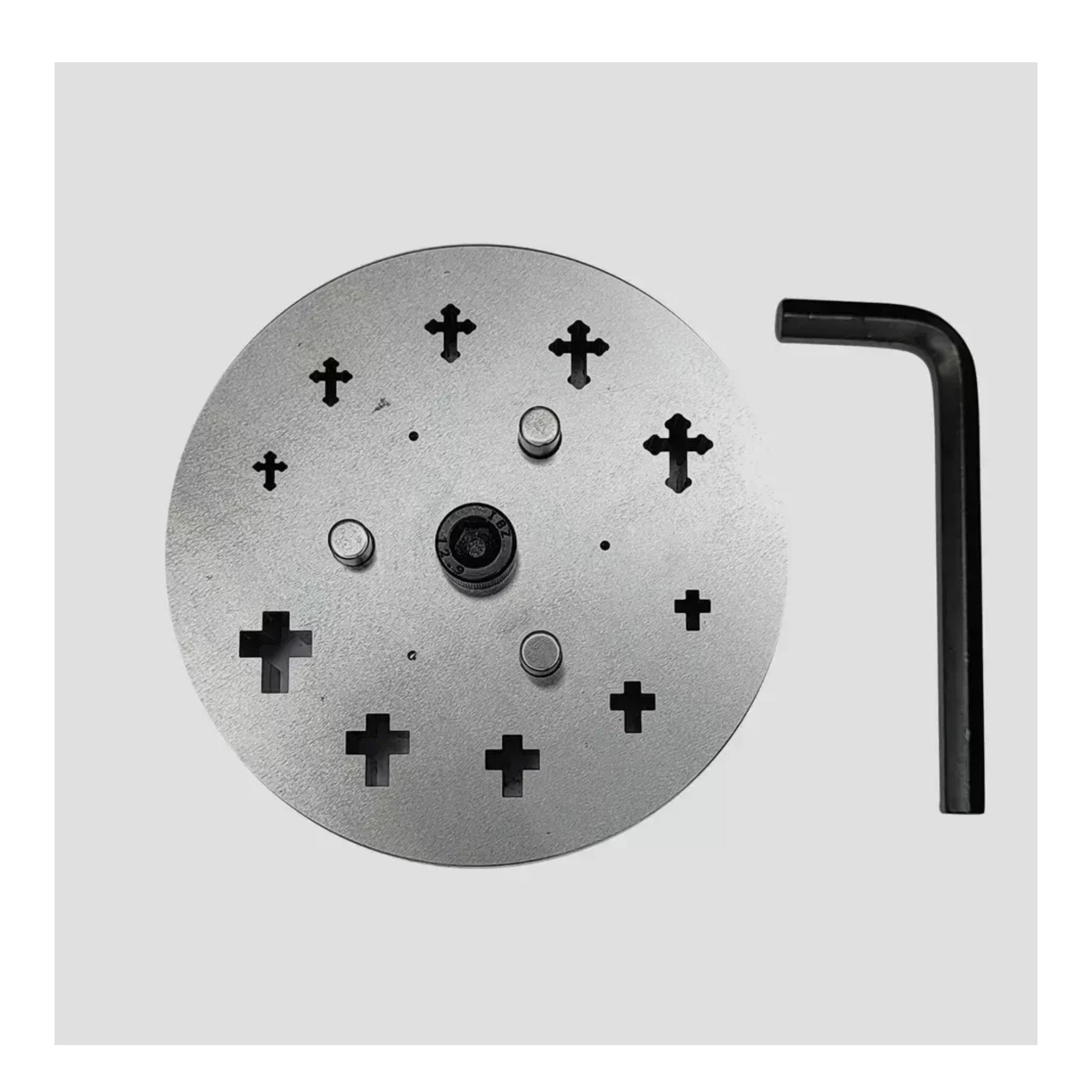 Disc Cutter 2 Different Shapes - Set of 10 Punches - Holy Cross Size: 8 to 16mm
