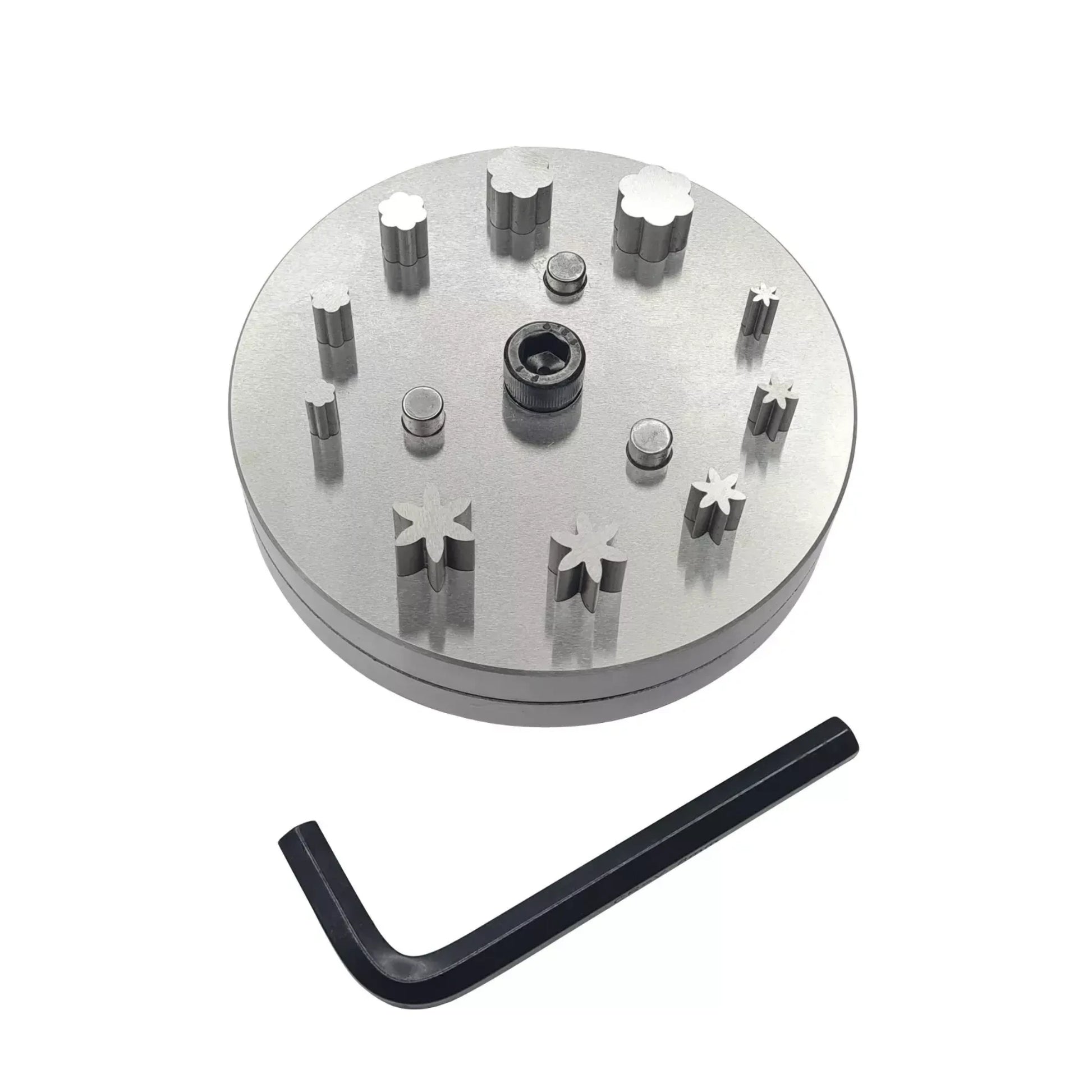 Disc Cutter 2 Different Shapes Set of 10 Punches-6 Petal Flower Shape-6 to 16mm