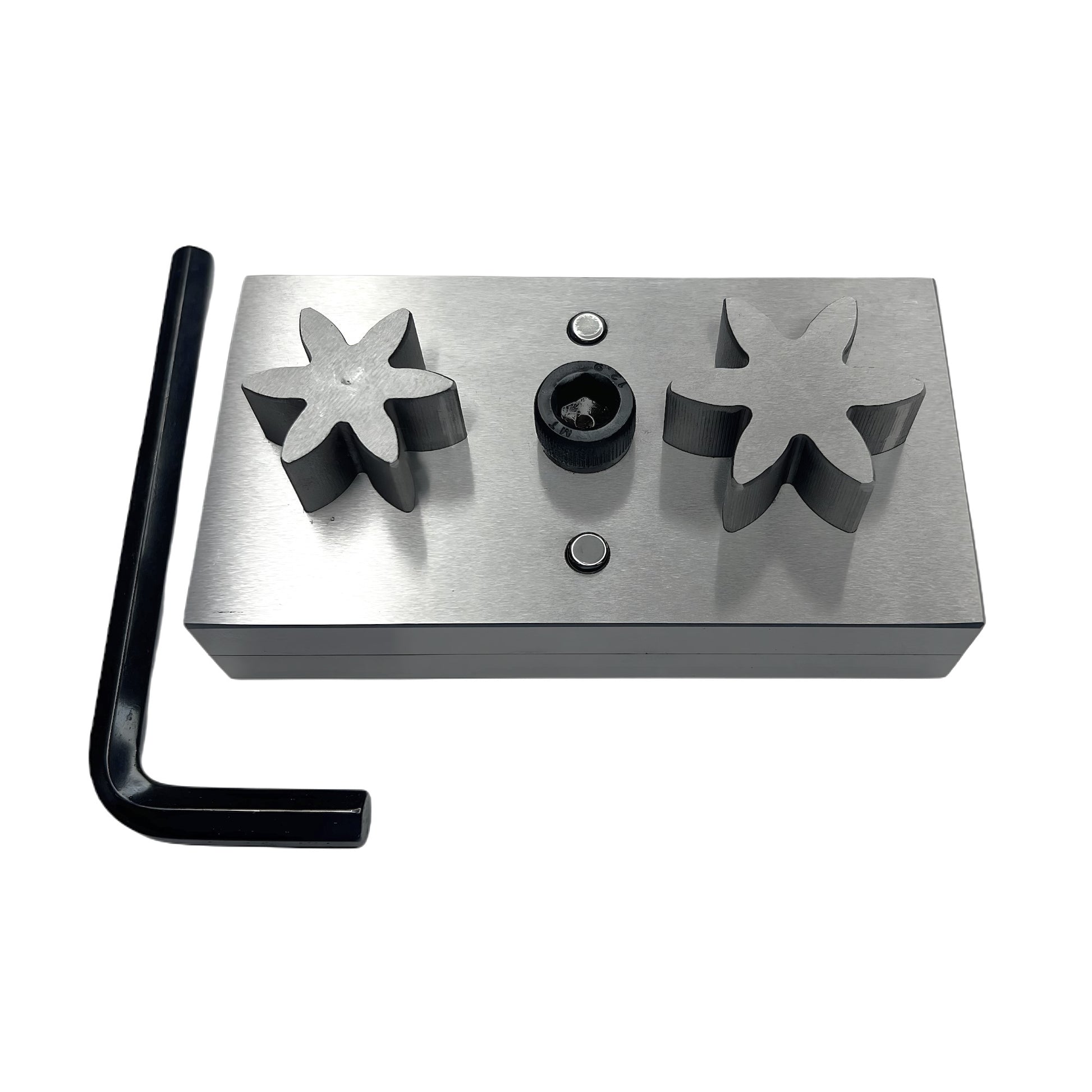 Disc Cutter 6 Petal Shape Set of 2 Different Sizes Punches - Size: 31 & 38mm