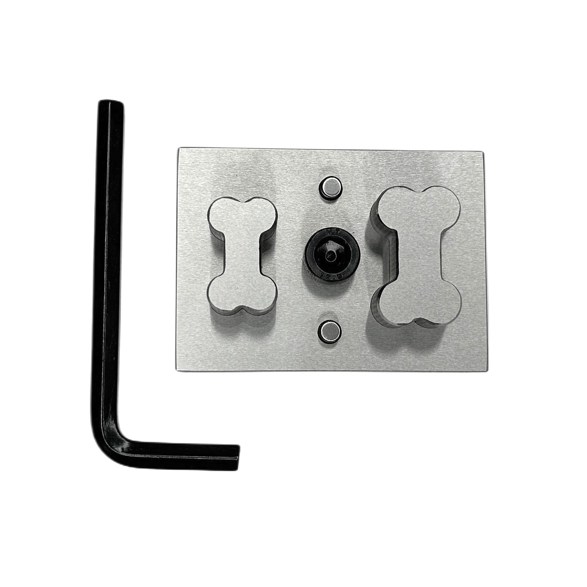 Disc Cutter Bone Shape Set of 2 Different Sizes Punches - Size: 31 & 38mm
