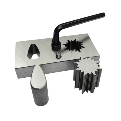 Disc Cutter Sun Shape Set of 2 Different Sizes Punches - Jewelry Making Die