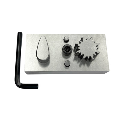 Disc Cutter Sun Shape Set of 2 Different Sizes Punches - Jewelry Making Die
