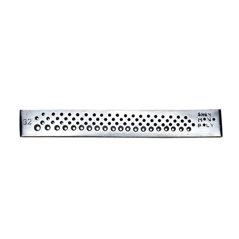Draw Plate 82 Round Holes - Wire Drawplate Jewelry Craft Shaping Tool 8.1/2"
