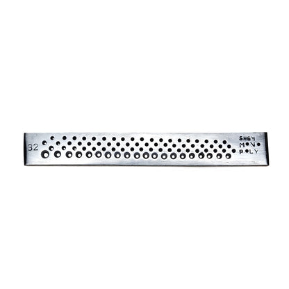 Draw Plate 82 Round Holes - Wire Drawplate Jewelry Craft Shaping Tool 8.1/2"
