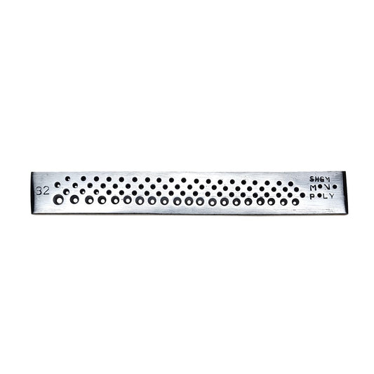 Draw Plate 82 Round Holes - Wire Drawplate Jewelry Craft Shaping Tool 8.1/2"