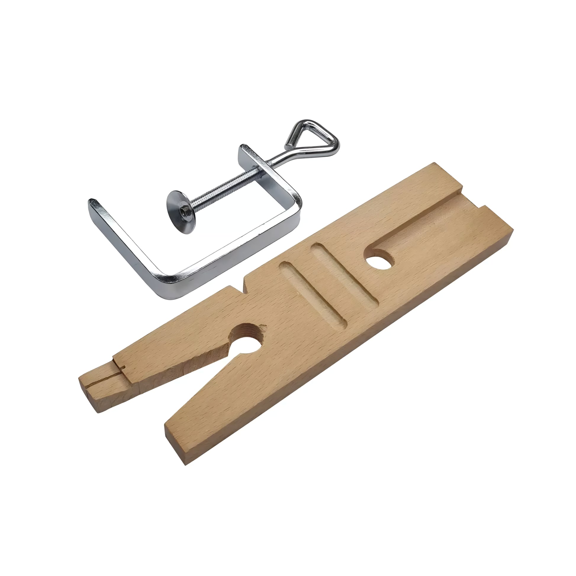 Jewelers Bench Pin Peg Clamp V-Slot Jewelry Workbench Ring Saw Cutting Sawing
