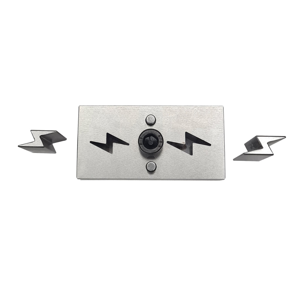 Flash Shape Disc Cutter  - Set of 2 Punches Different Sizes - Size: 25mm & 28mm