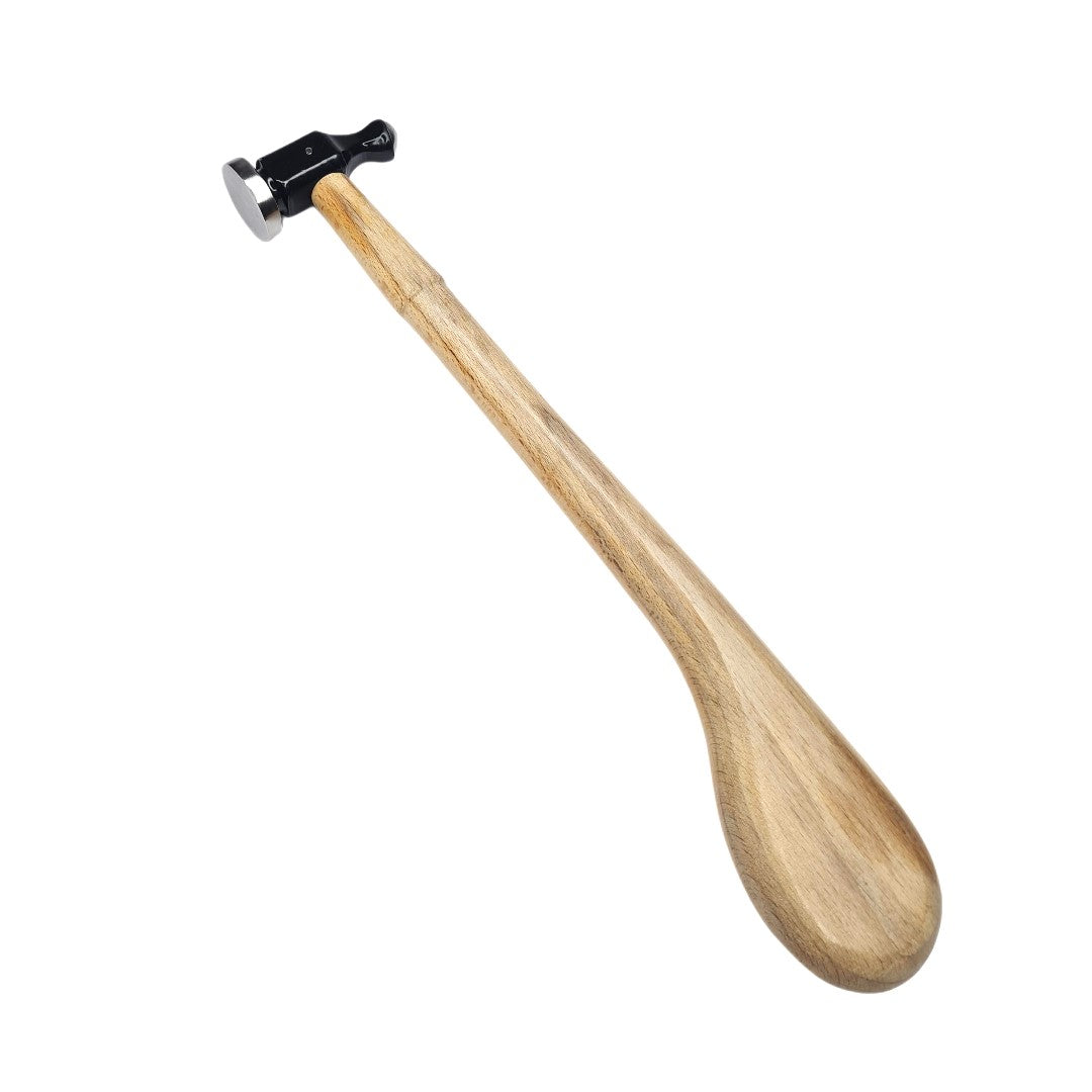 Flat Face German-Type Chasing Hammer Black - Jewelry Making Flattening Forming