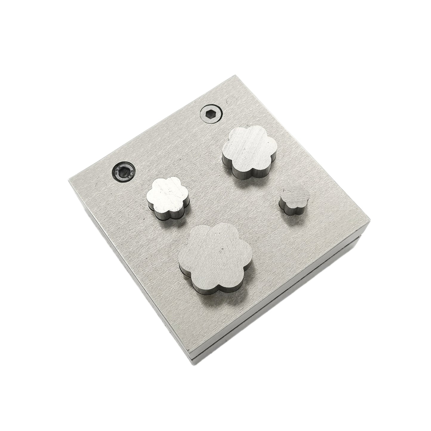 Flower Shape Disc Cutter Set of 4 Punches Size 10mm to 25mm - Jewelry Making Die
