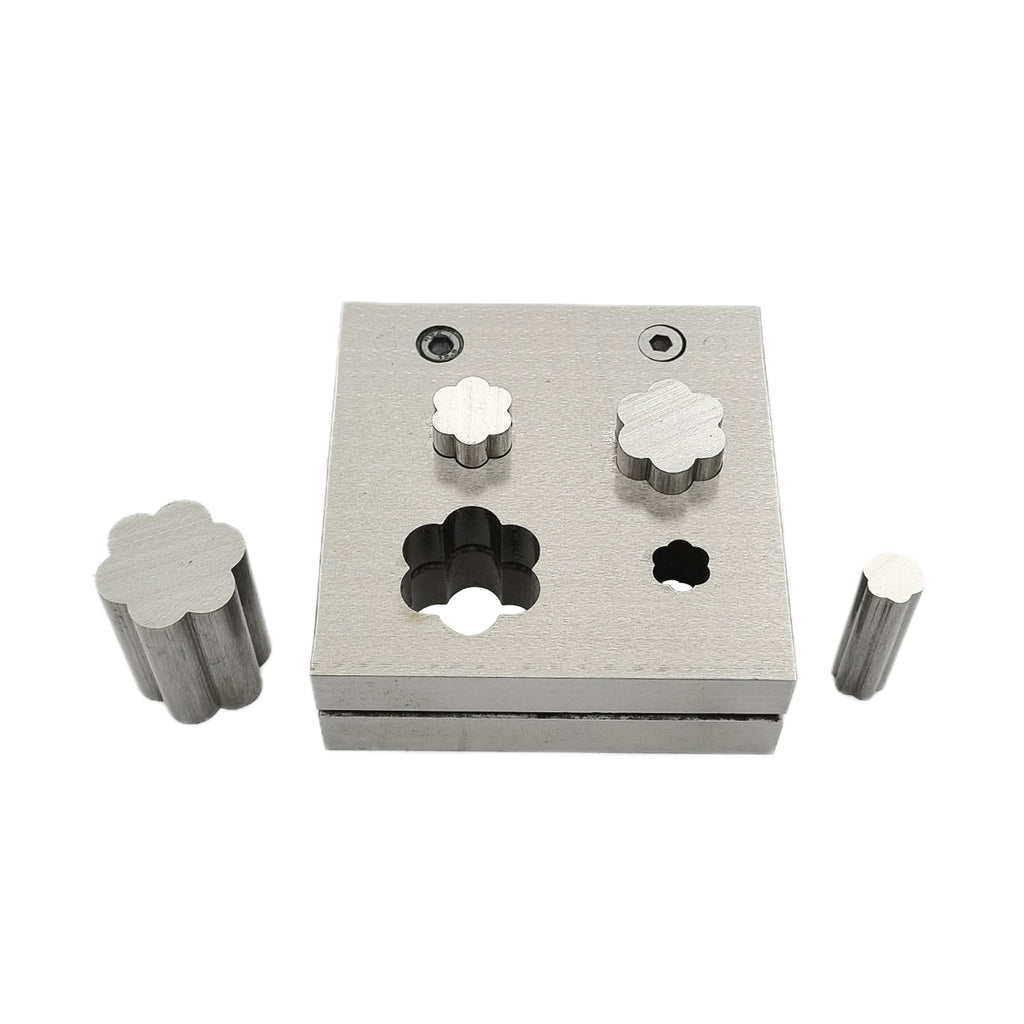 Flower Shape Disc Cutter Set of 4 Punches Size 10mm to 25mm - Jewelry Making Die