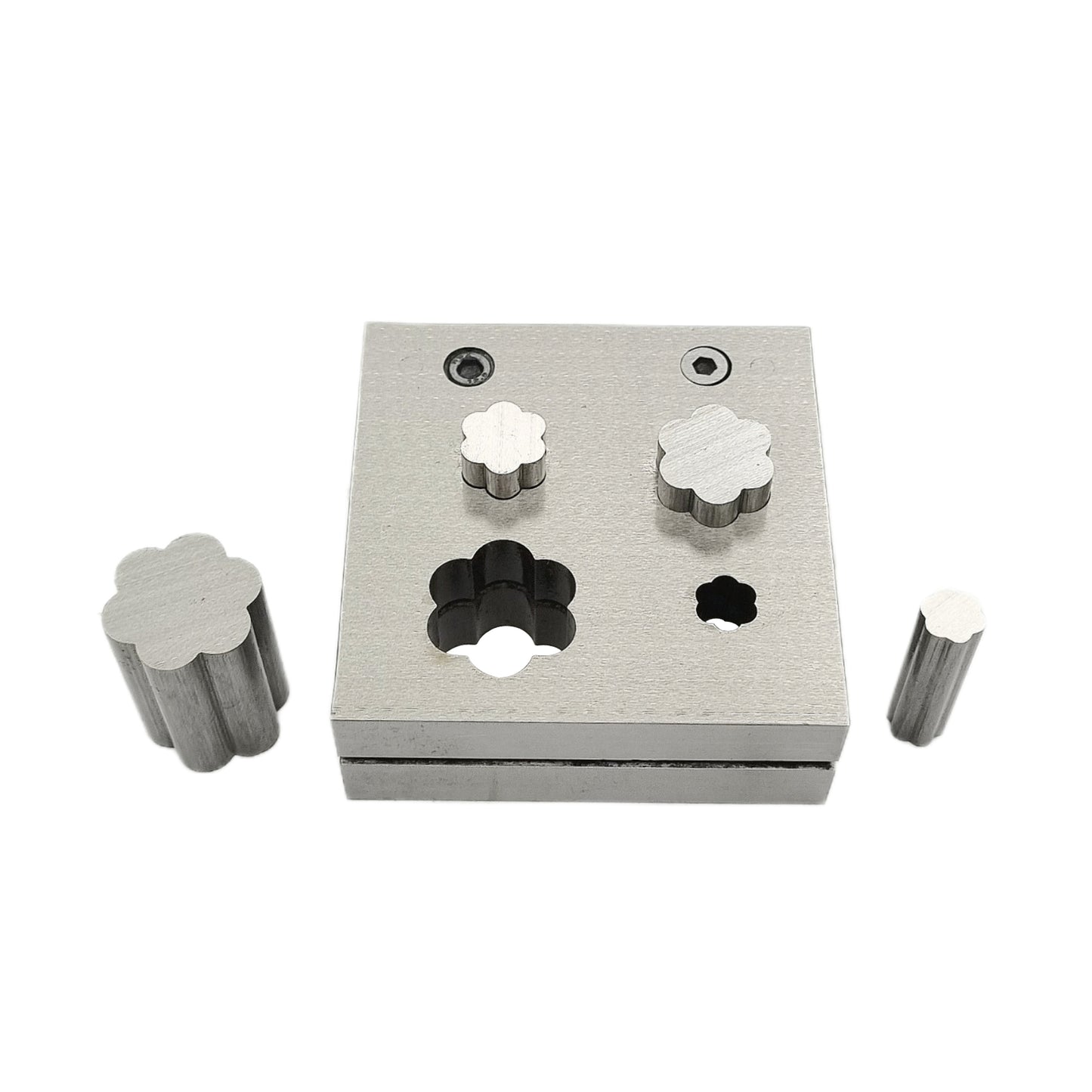 Flower Shape Disc Cutter Set of 4 Punches Size 10mm to 25mm - Jewelry Making Die