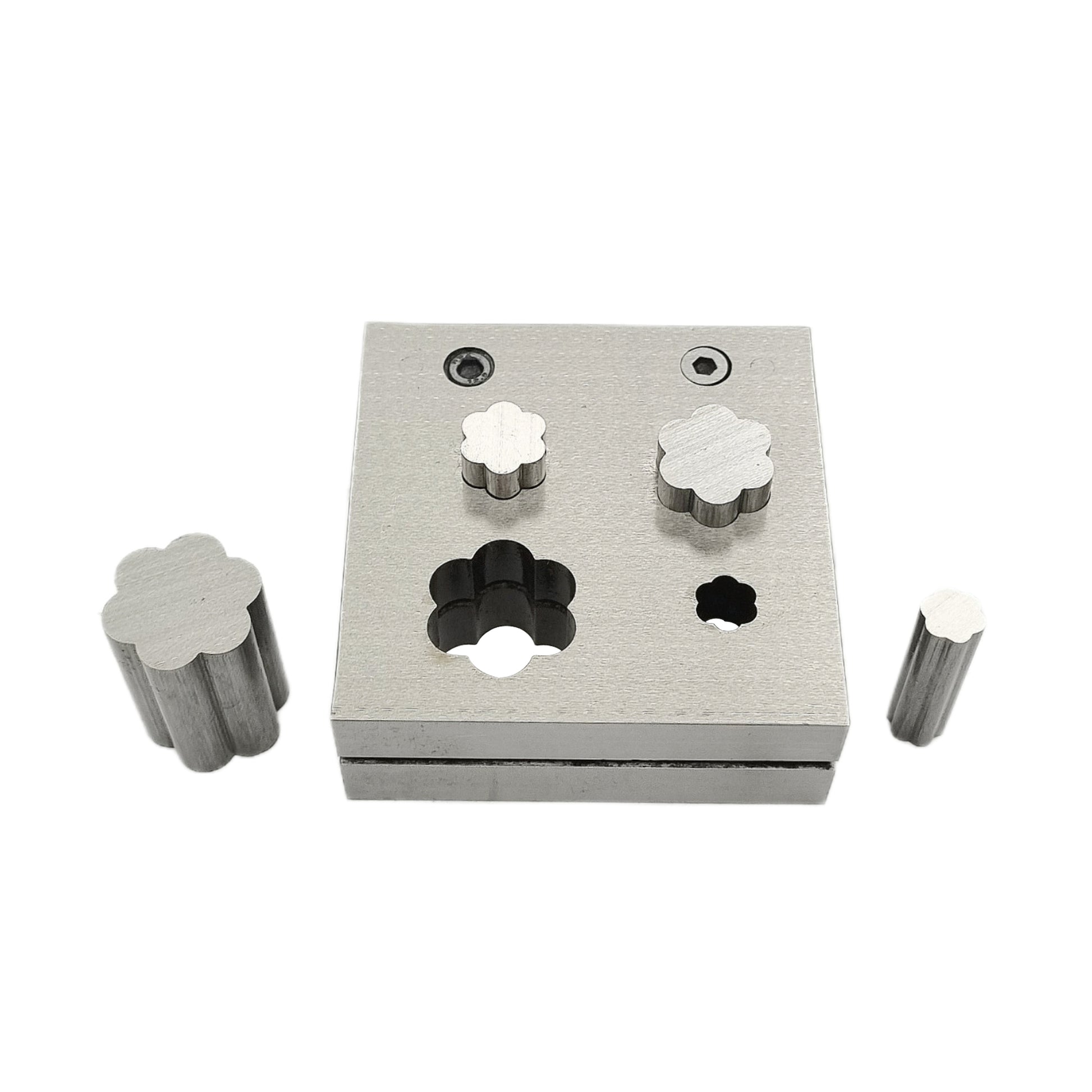 Flower Shape Disc Cutter Set of 4 Punches Size 10mm to 25mm - Jewelry Making Die