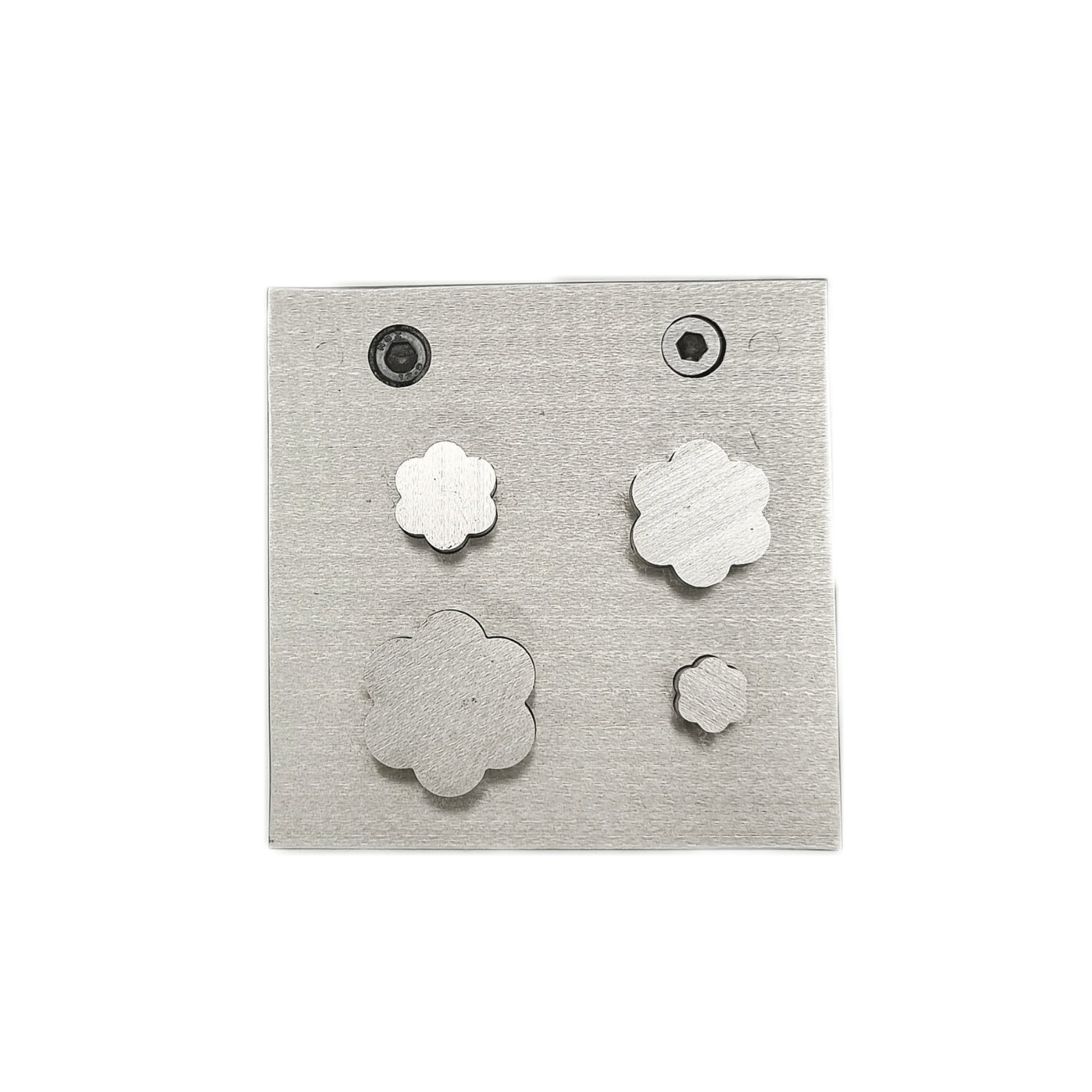 Flower Shape Disc Cutter Set of 4 Punches Size 10mm to 25mm - Jewelry Making Die
