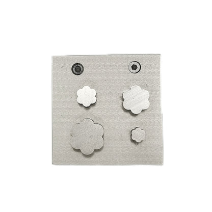 Flower Shape Disc Cutter Set of 4 Punches Size 10mm to 25mm - Jewelry Making Die