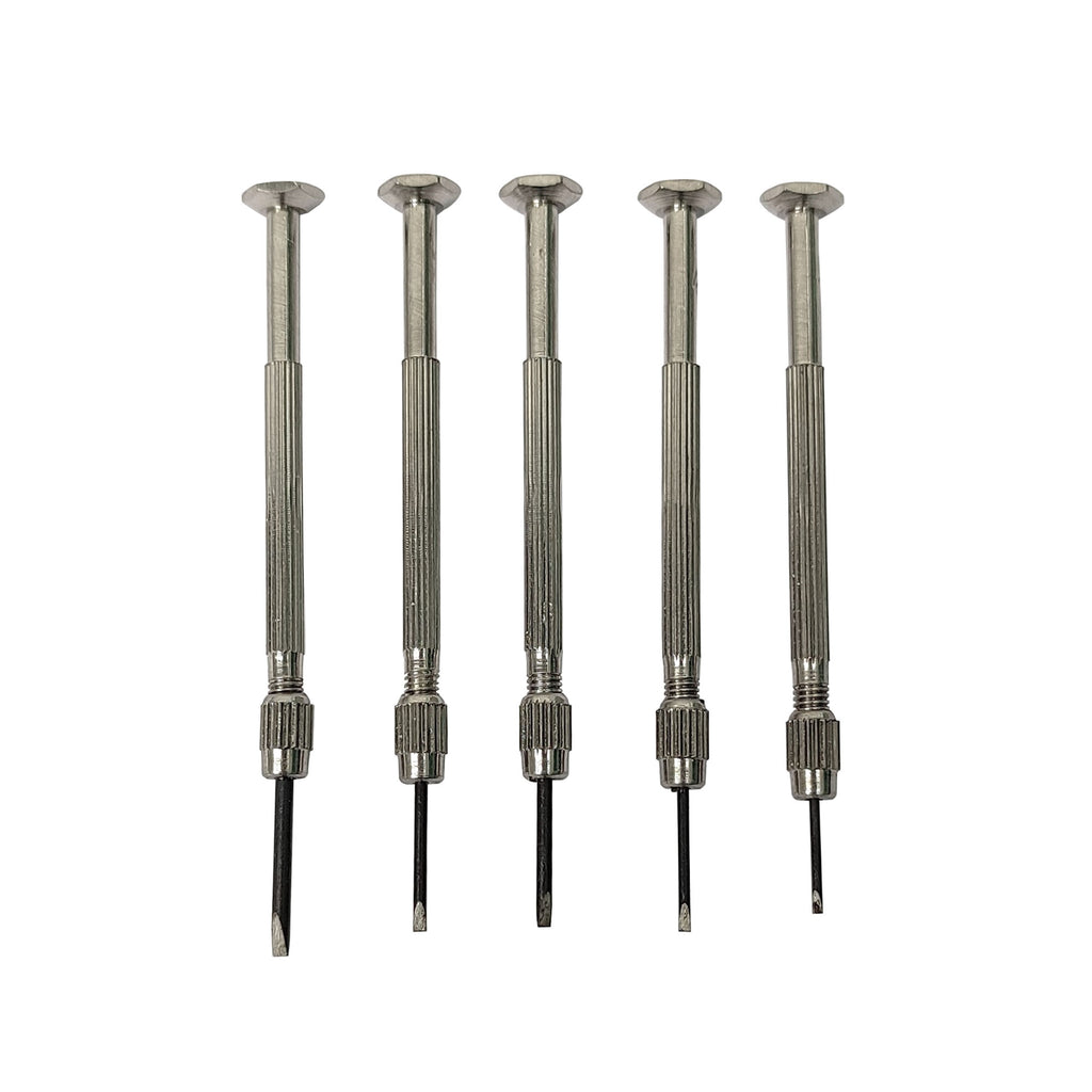 Screwdriver Set of 5 Pcs Reversible, Detachable Blades -watch tools