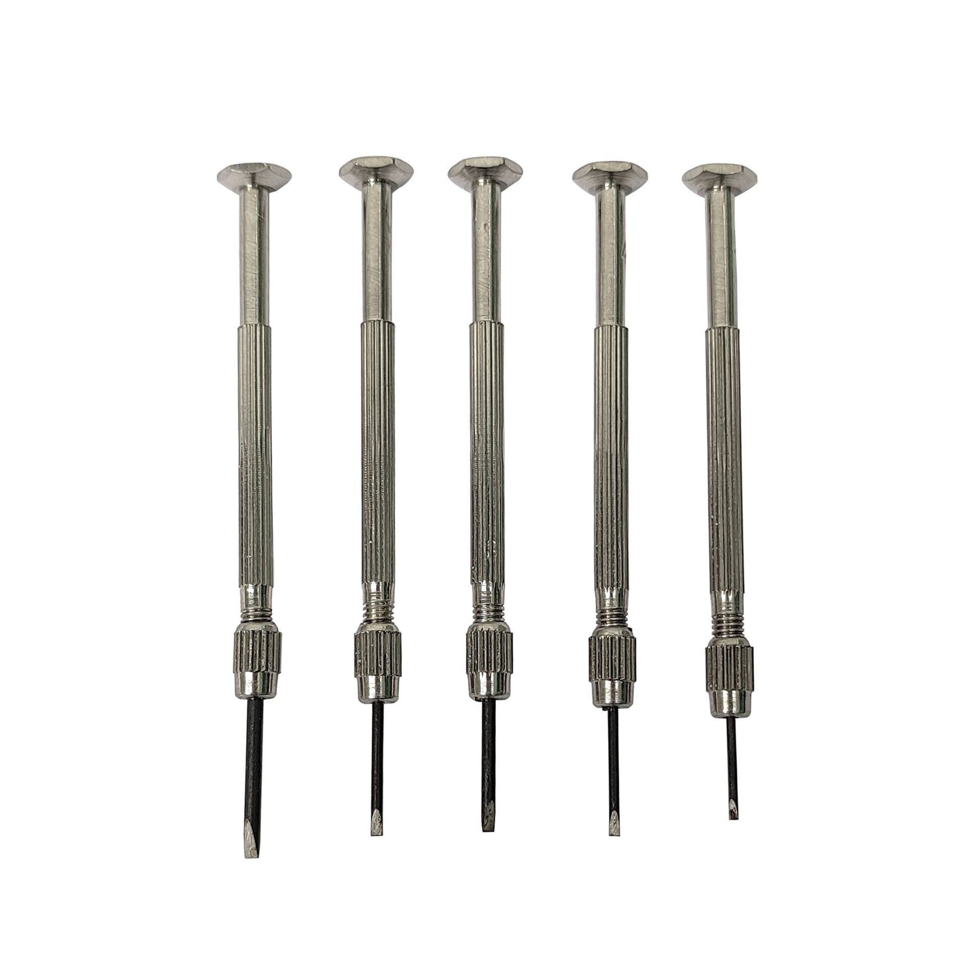 Screwdriver Set of 5 Pcs Reversible, Detachable Blades -watch tools