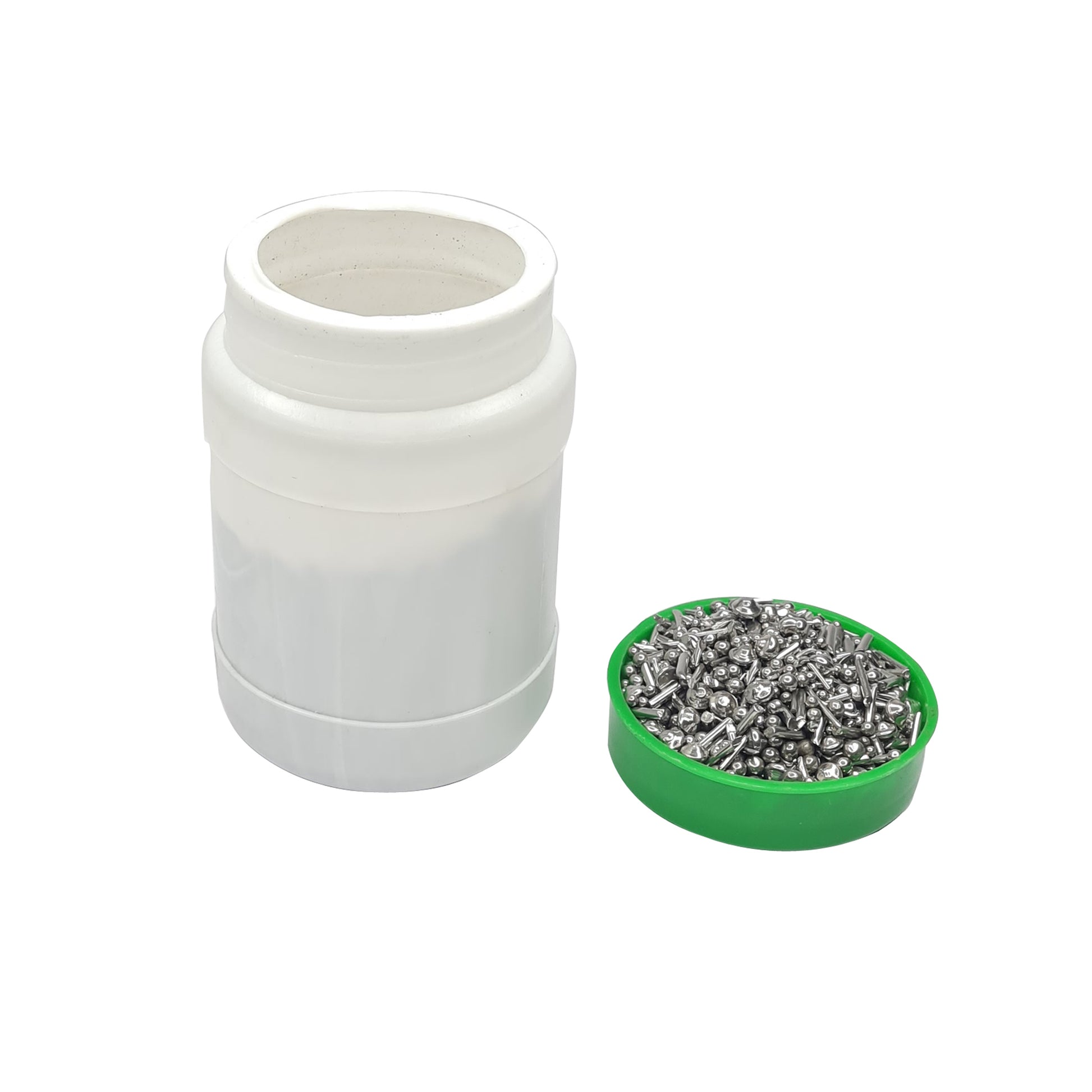 2 lb. Burnishing Media Mix Vibratory Tumblers - (Balls, Cross Pins, Satellite)