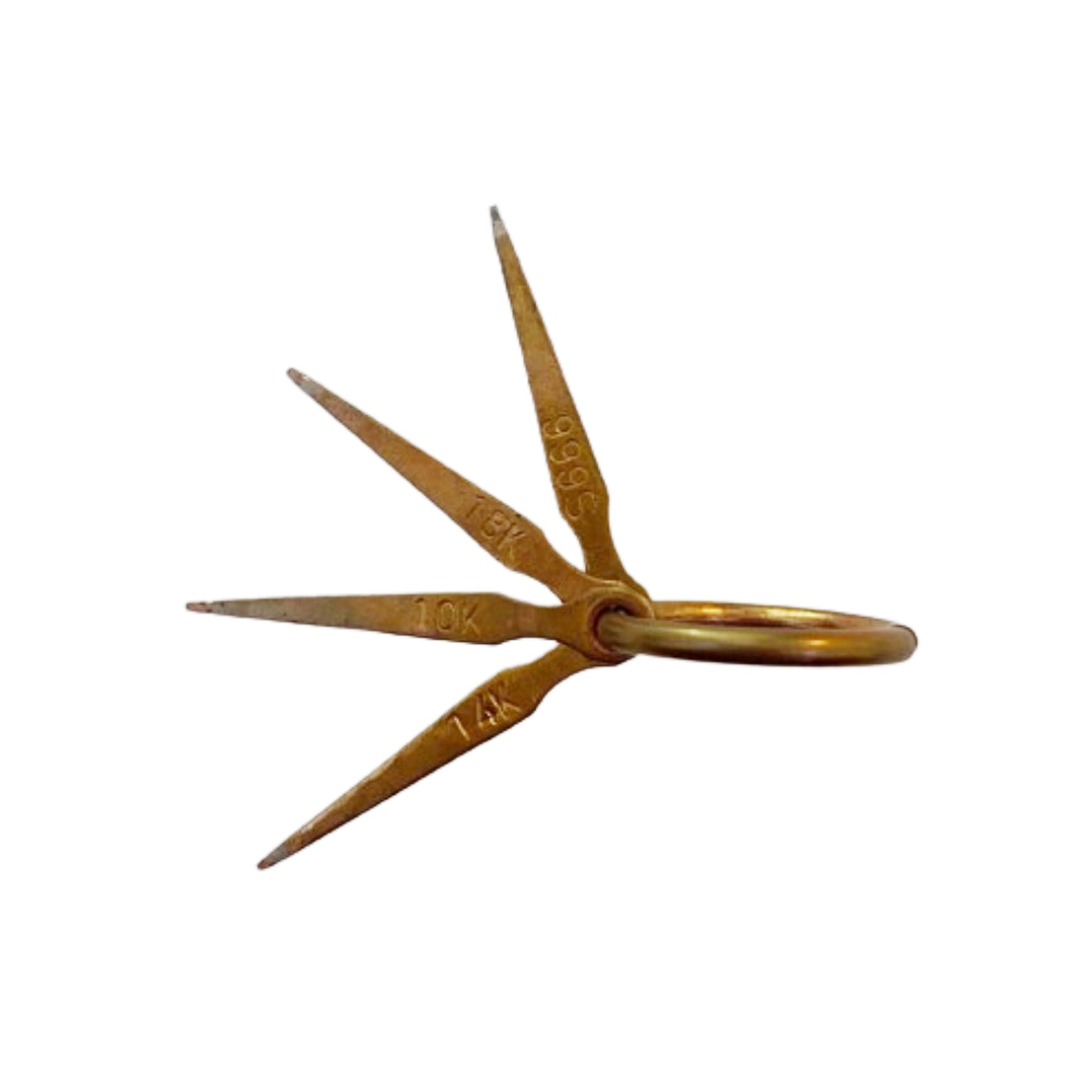 Gold Testing Needle with Set of 4 Needles Size 10k, 14k, 18k & 999S