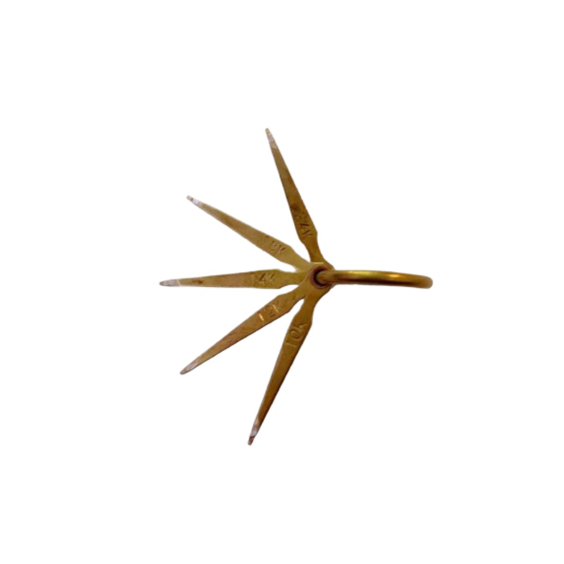 Gold Testing Needle with Set of 5 Needles Size 10k, 12k, 14k, 18k & 24k