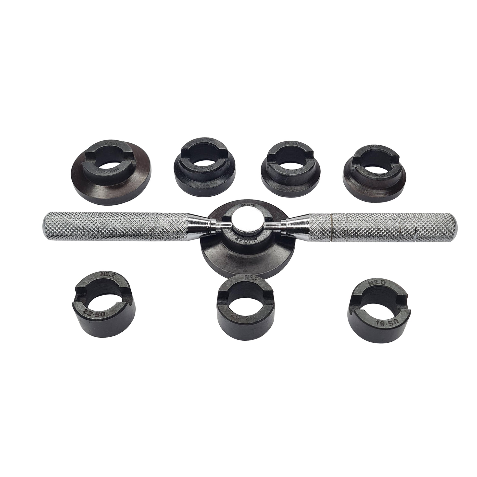 Jumbo Rolex Watch Case Opener with Set of 8 Dies- Watchmaking Watch Repair Tool