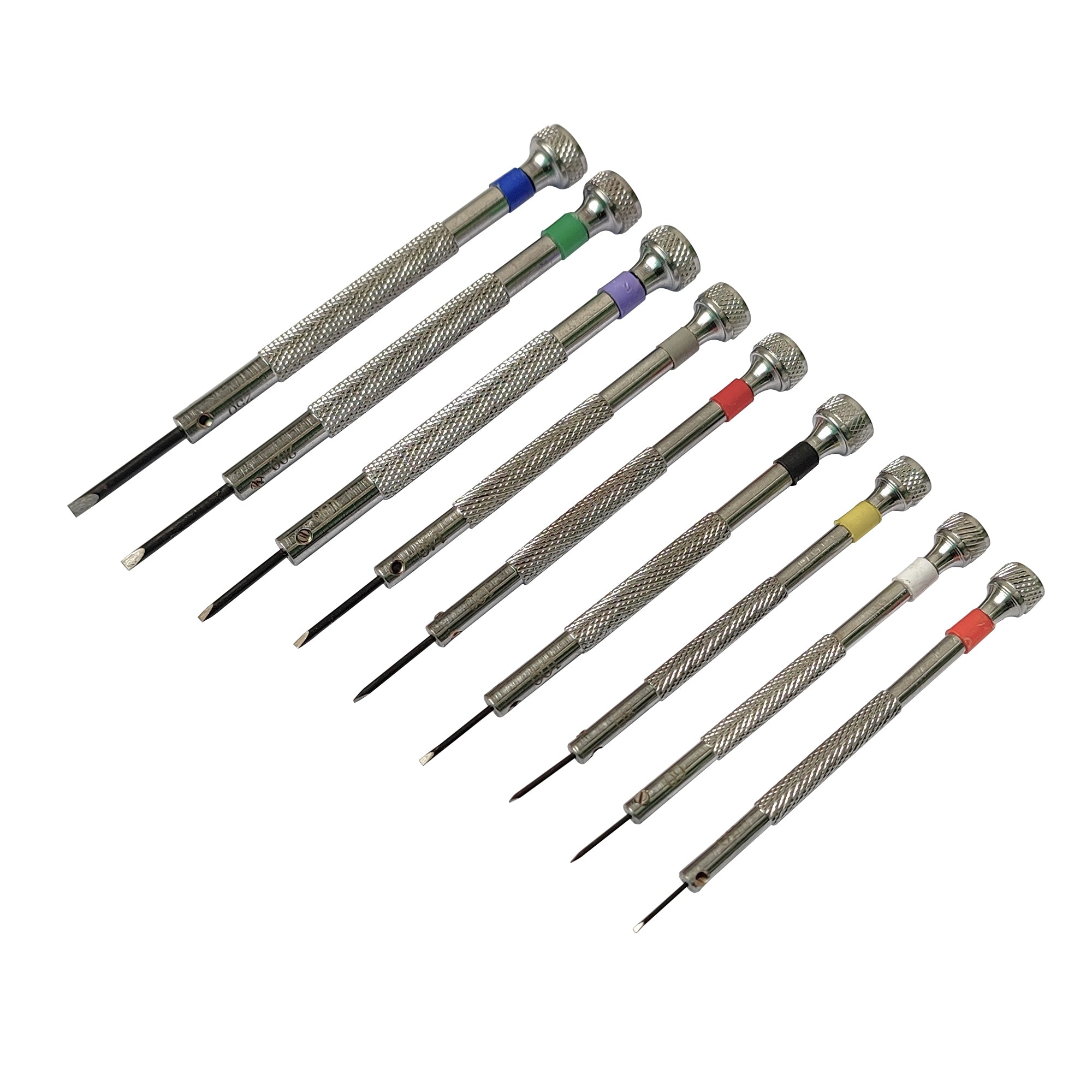 9 Piece Screwdriver Set with Spare Blades Packed in Pouch watchmaker , watch tool