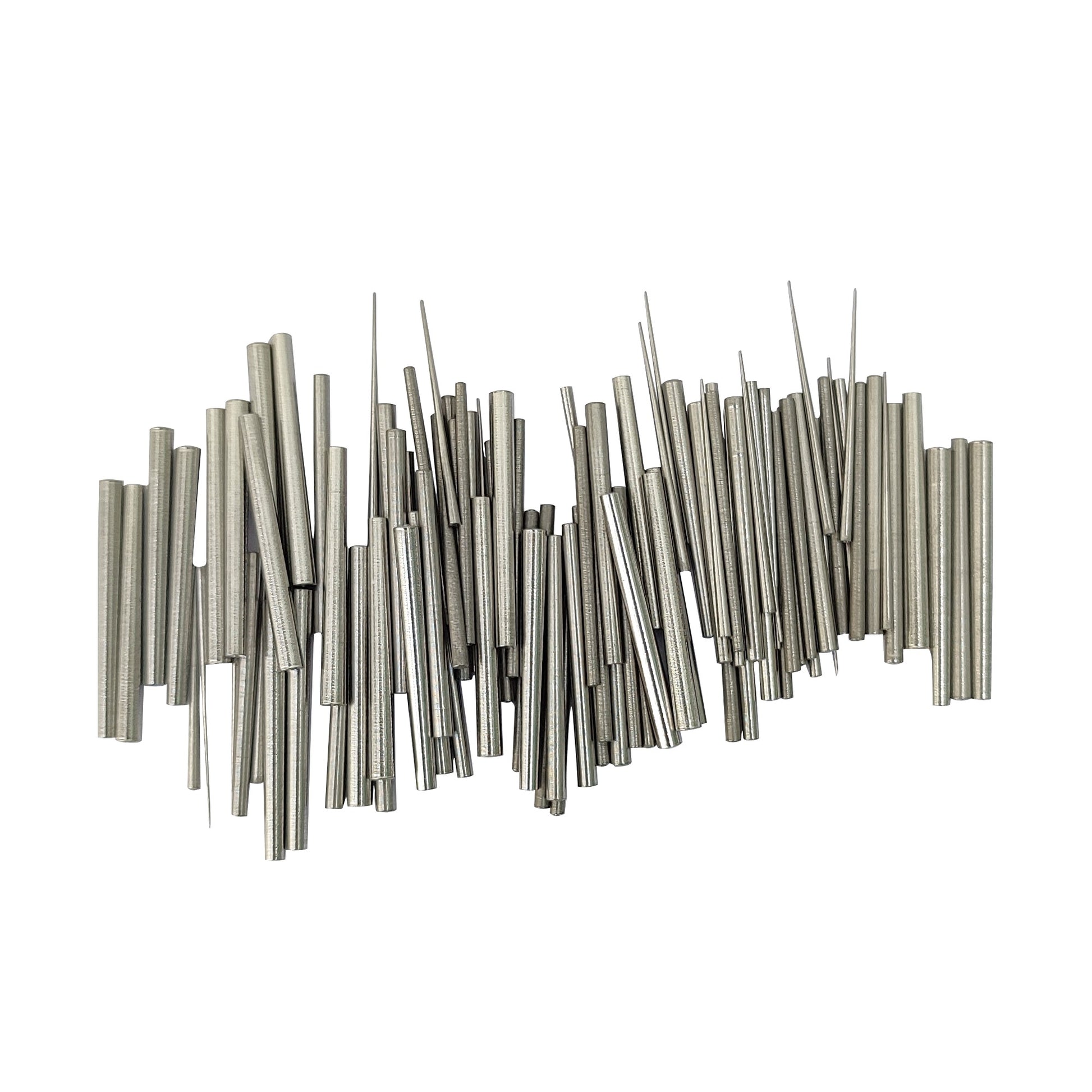 Steel Clock Tapered Pins - Package of 100 Pcs - Assorted Sizes