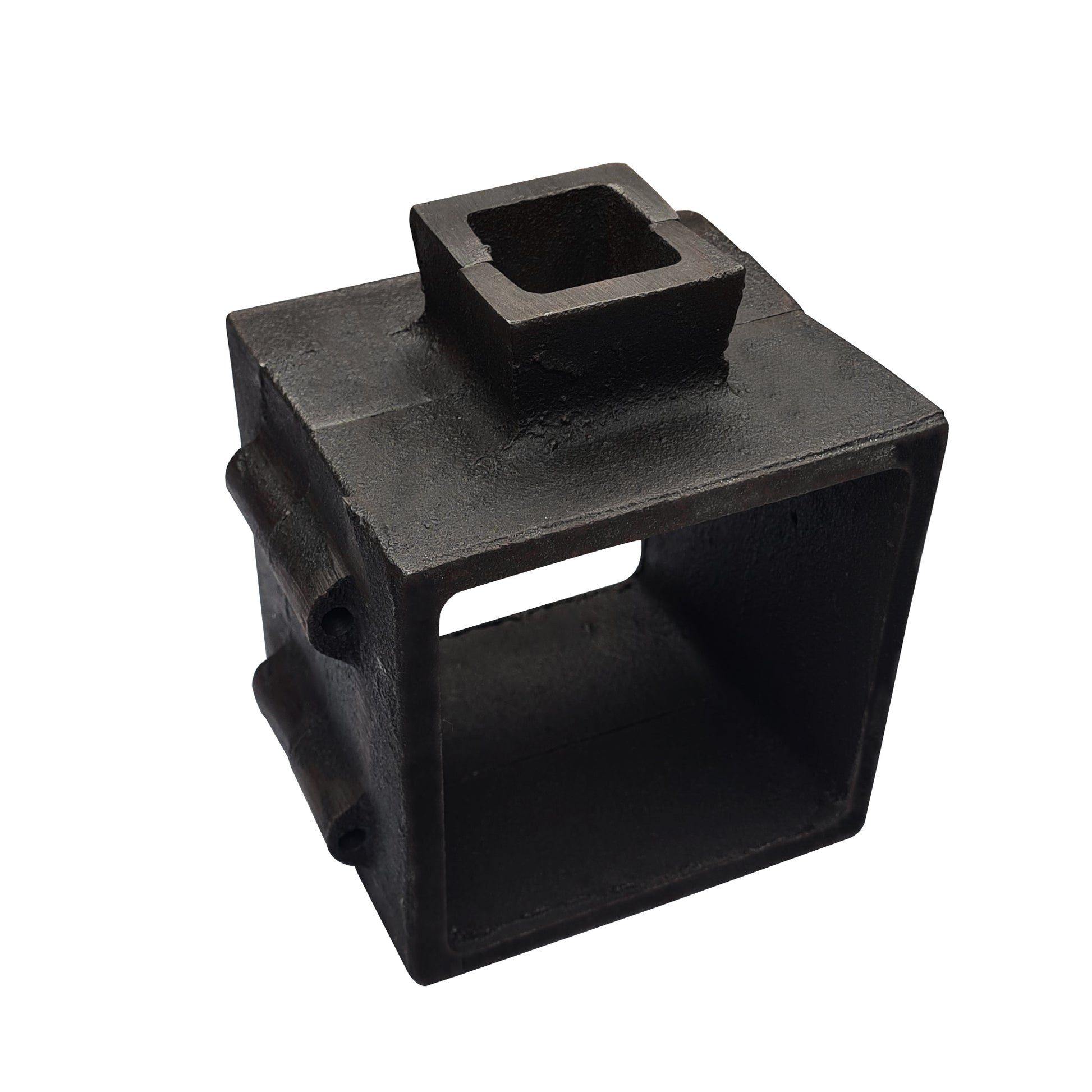 XL Deep Cast Iron 2-Piece Flask Mold Frame for Sand Casting Jewelry Making 4"x4"