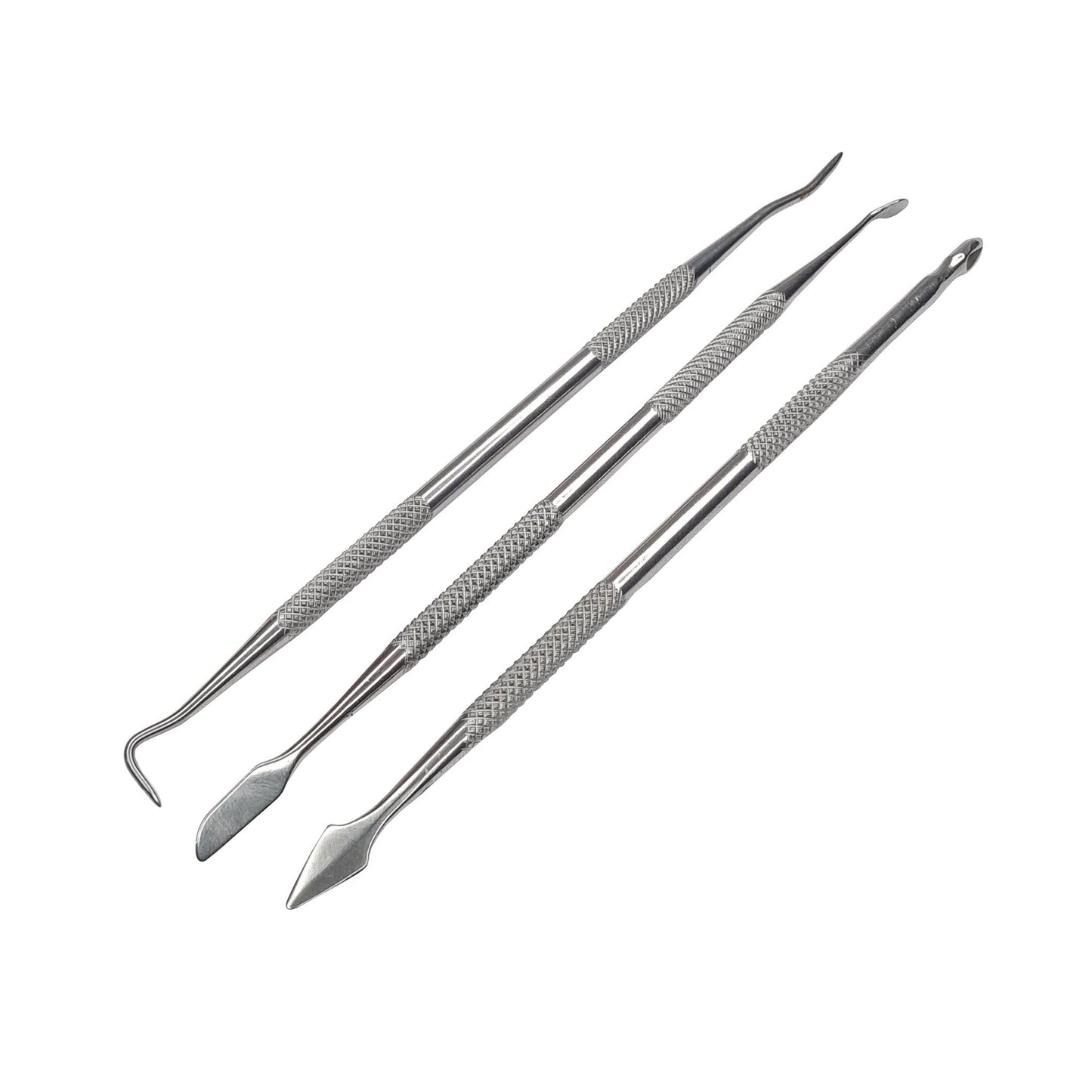 3 Piece Double-Ended Wax Carver and Spatula Set Jewelry Making Carving Tool