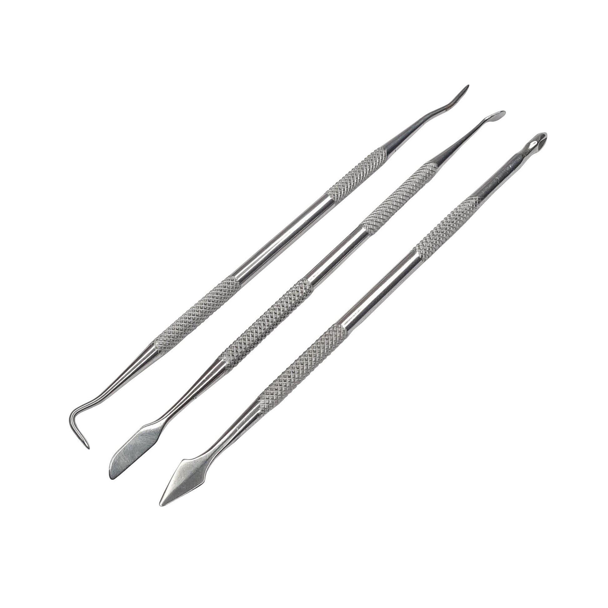 3 Piece Double-Ended Wax Carver and Spatula Set Jewelry Making Carving Tool