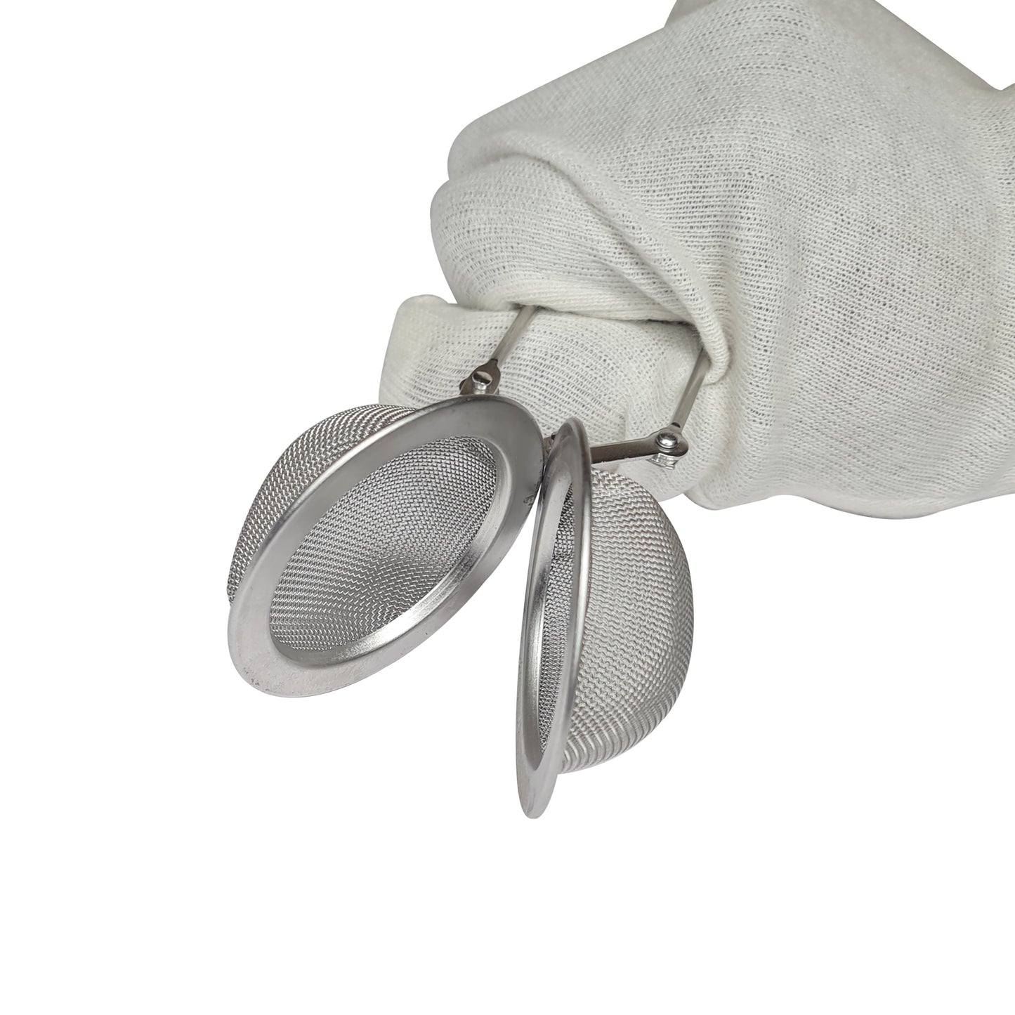 Ultrasonic Cleaning Small Basket Self Closing Parts Cleaner Mesh Screen 45mm
