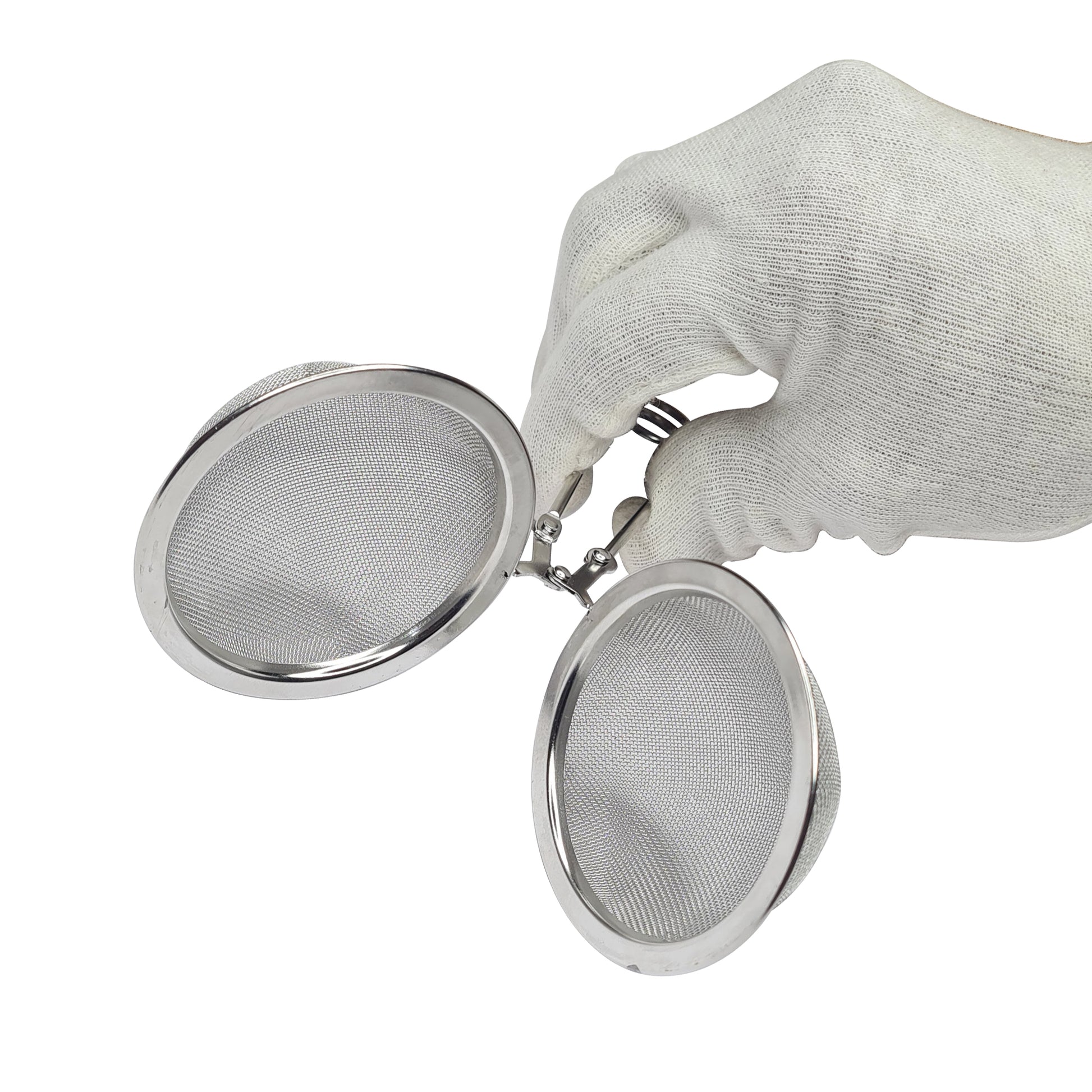 Ultrasonic Cleaning Large Basket Self Closing Parts Cleaner Mesh Screen 65mm