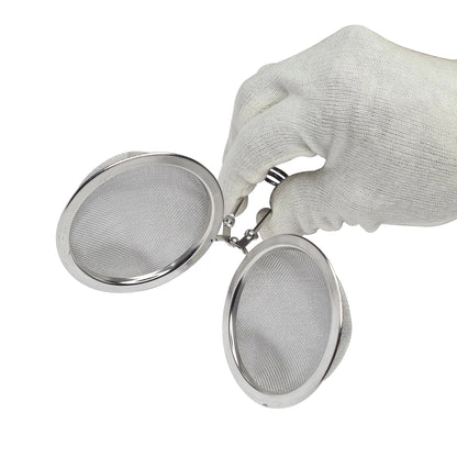 Ultrasonic Cleaning Large Basket Self Closing Parts Cleaner Mesh Screen 65mm