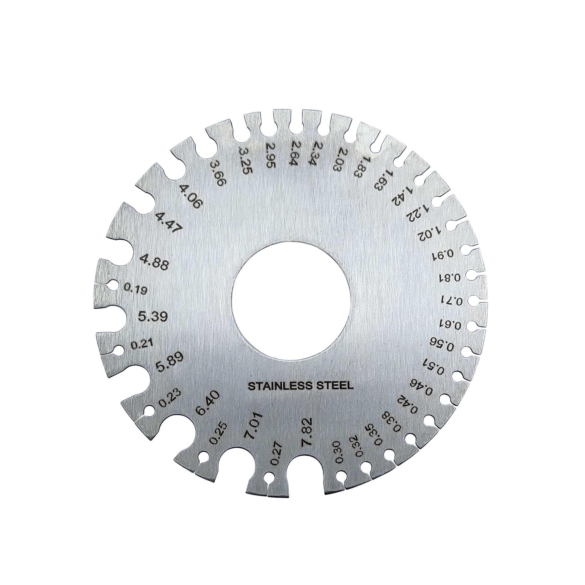 SWG Standard 1-36 Round Wire Diameter Gauge Precision-Measuring Instruments