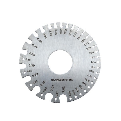 SWG Standard 1-36 Round Wire Diameter Gauge Precision-Measuring Instruments