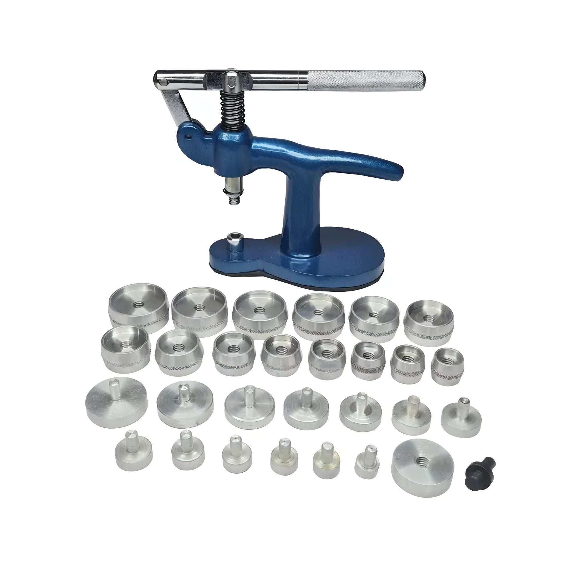 Watch Glass Fitting Machine with 28 Aluminum Dies Professional Watch Repair Tool