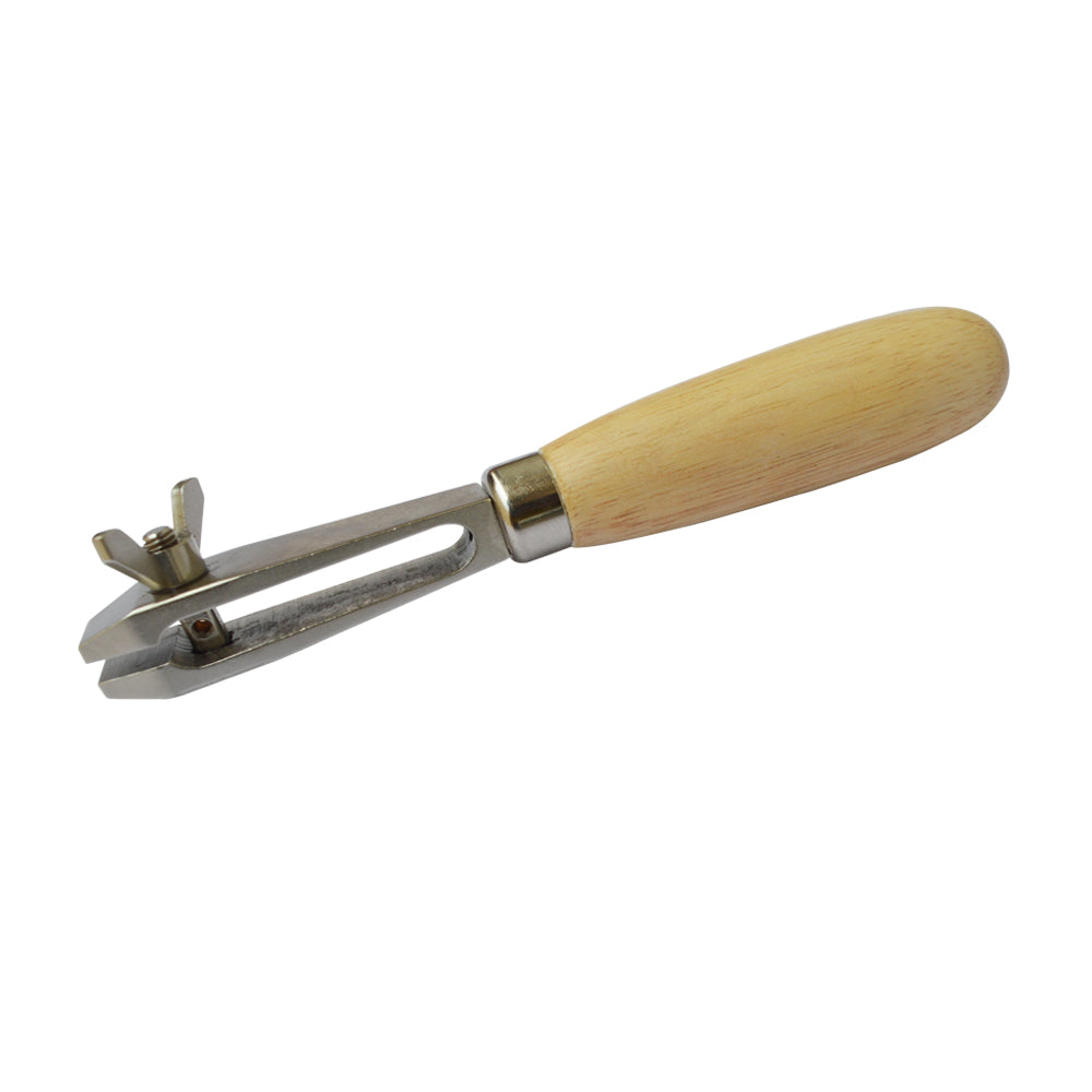 Hand Vise Pin Vise Holder Smooth Jaw w/ Wood Handle Steel Spring Back Jewelry