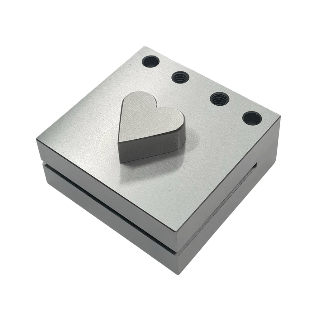 Heart Shape Disc Cutter Single Punch Size 25mm - Jewelry Making Die
