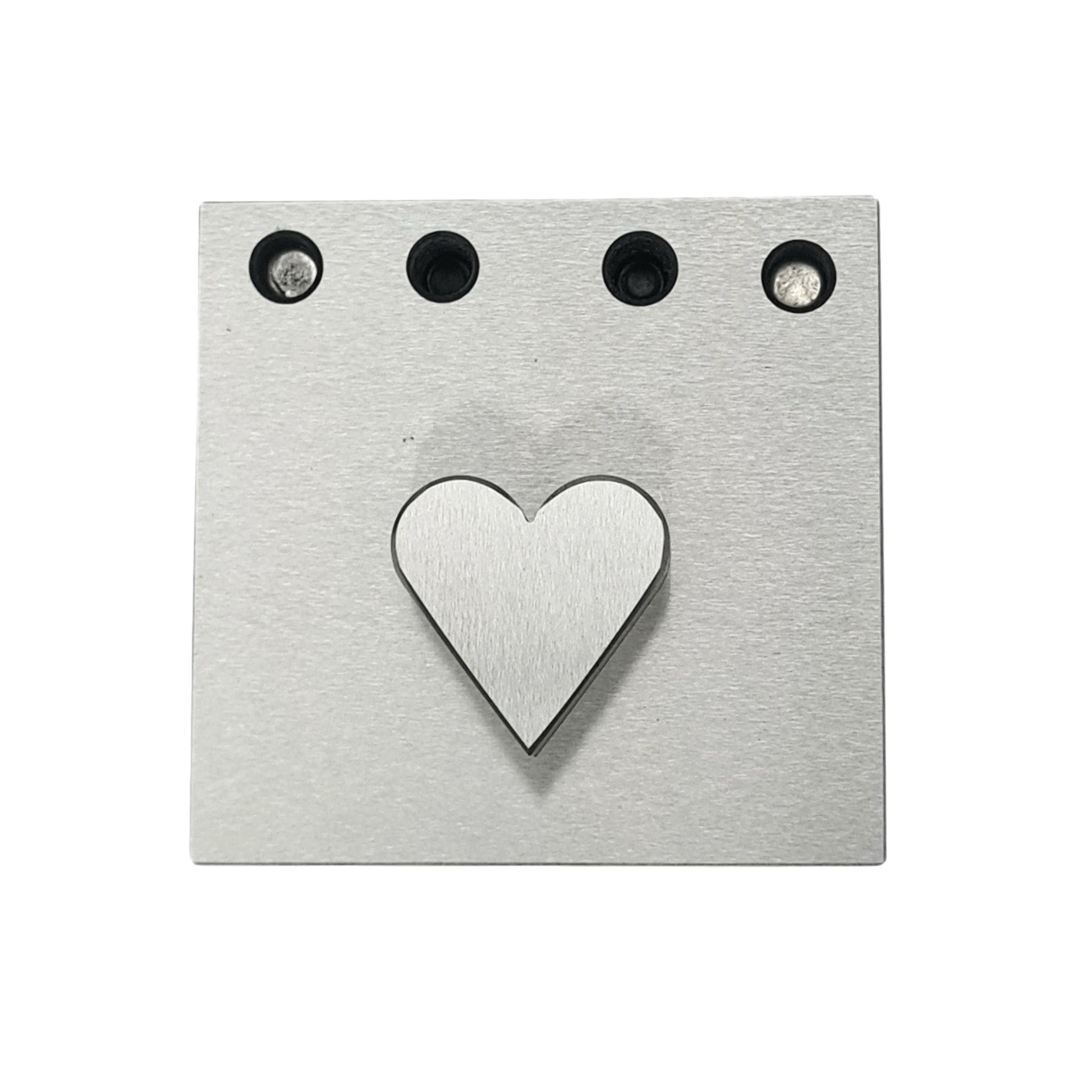 Heart Shape Disc Cutter Single Punch Size 25mm - Jewelry Making Die