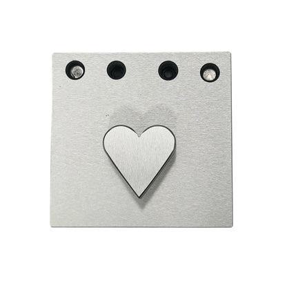 Heart Shape Disc Cutter Single Punch Size 25mm - Jewelry Making Die