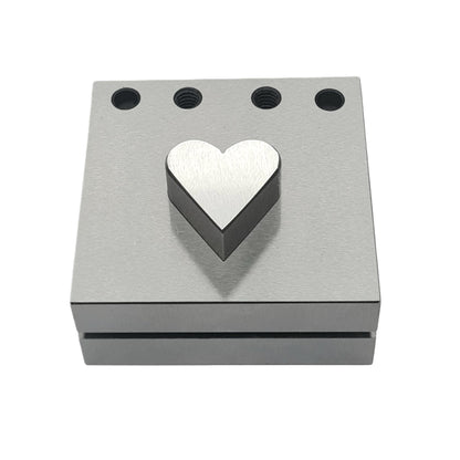 Heart Shape Disc Cutter Single Punch Size 25mm - Jewelry Making Die