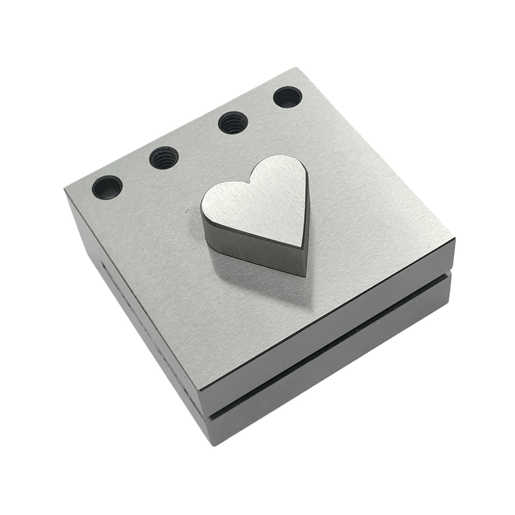 Heart Shape Disc Cutter Single Punch Size 25mm - Jewelry Making Die