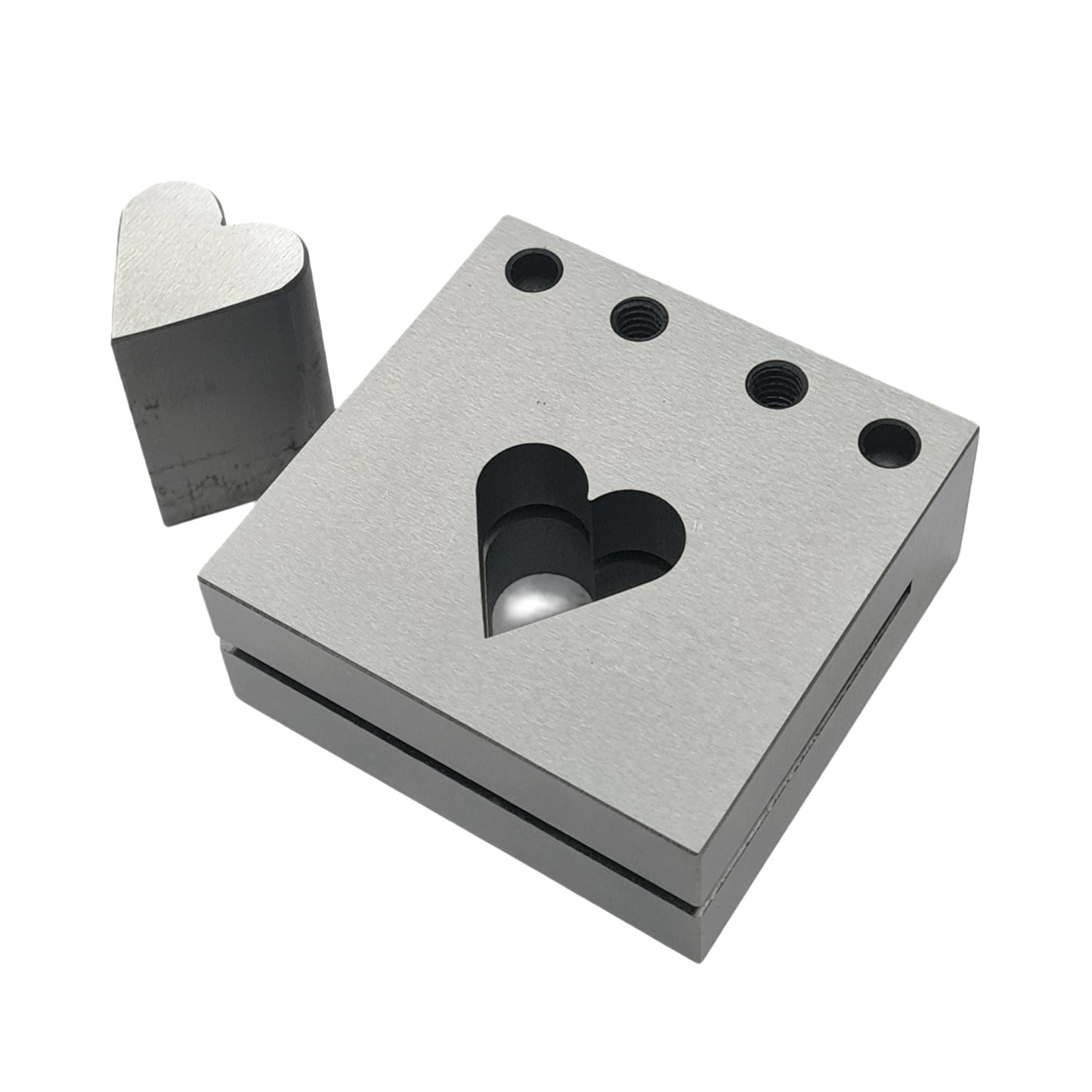 Heart Shape Disc Cutter Single Punch Size 25mm - Jewelry Making Die