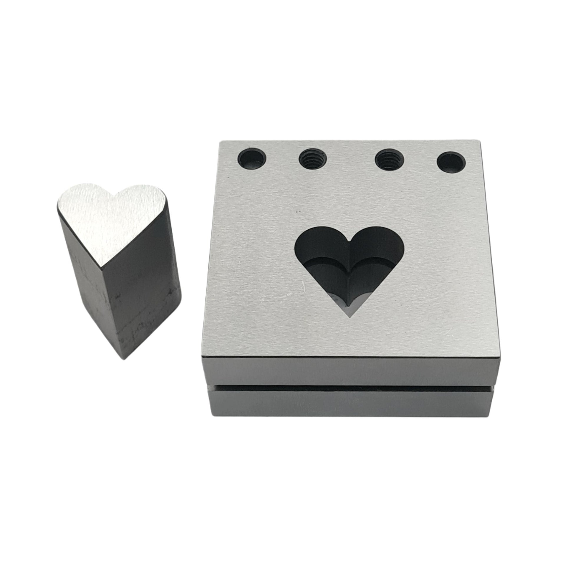 Heart Shape Disc Cutter Single Punch Size 25mm - Jewelry Making Die