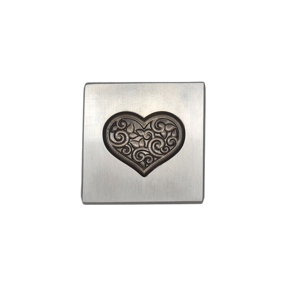 Heart Shape Impression Die Size:25mm Impression - Embossing Die - Jewelry Making