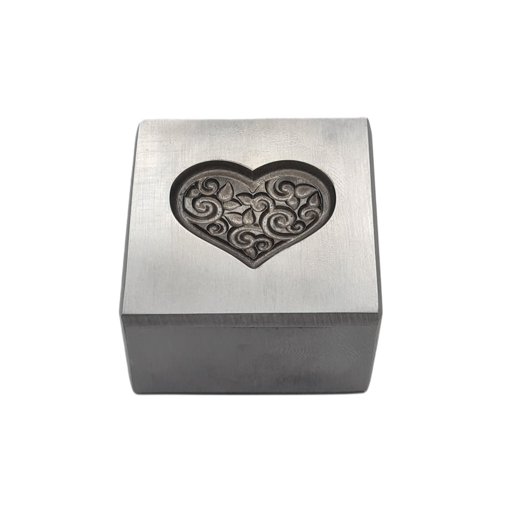 Heart Shape Impression Die Size:25mm Impression - Embossing Die - Jewelry Making