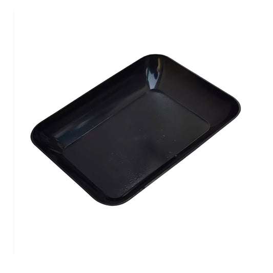 Hollow Black Tray Jewelry Tool for Sorting Pearls Stones Beads 4" x 2-1/2"