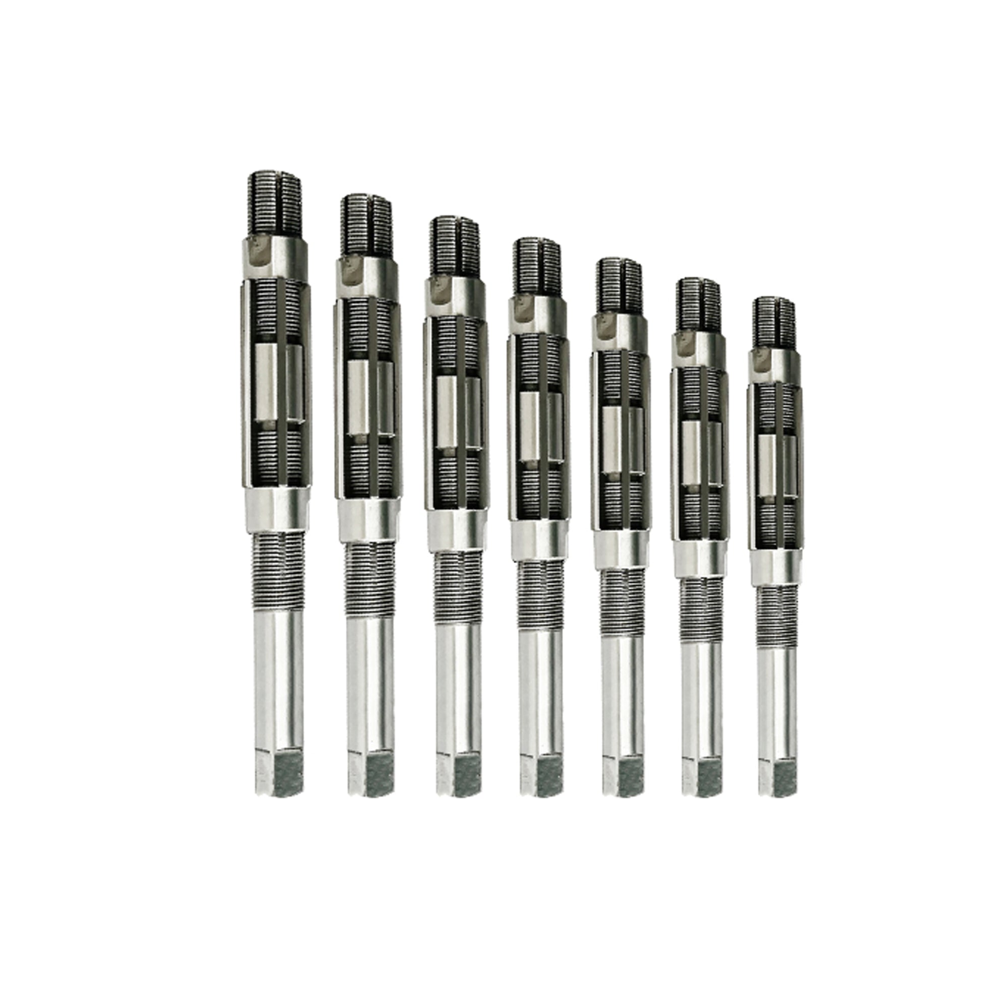Adjustable Hand Reamer 7 Pcs Set H-V To H3 Sizes 1/4 " To 15/32 "