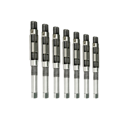 Adjustable Hand Reamer 7 Pcs Set H-V To H3 Sizes 1/4 " To 15/32 "