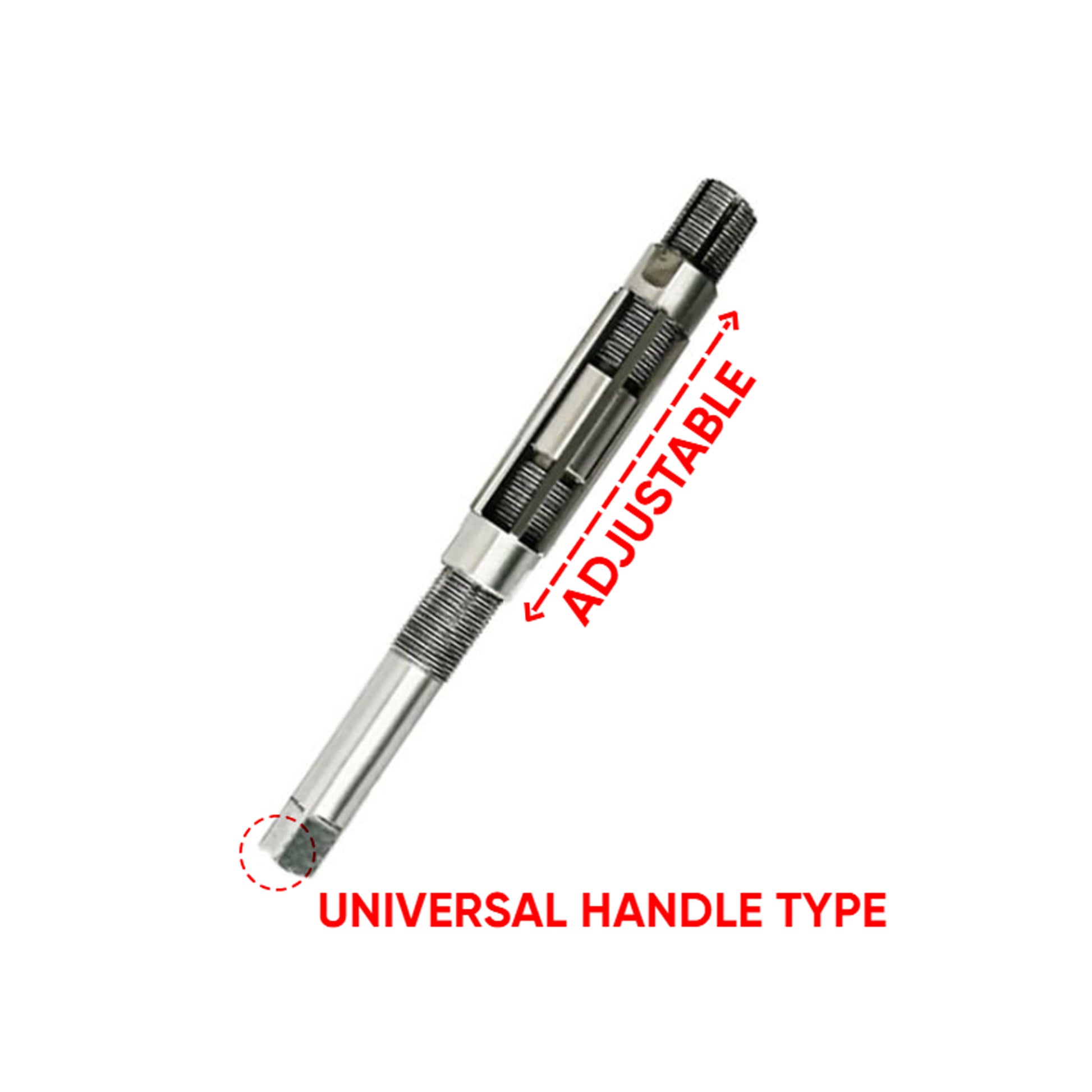 Adjustable Hand Reamer 7 Pcs Set H-V To H3 Sizes 1/4 " To 15/32 "