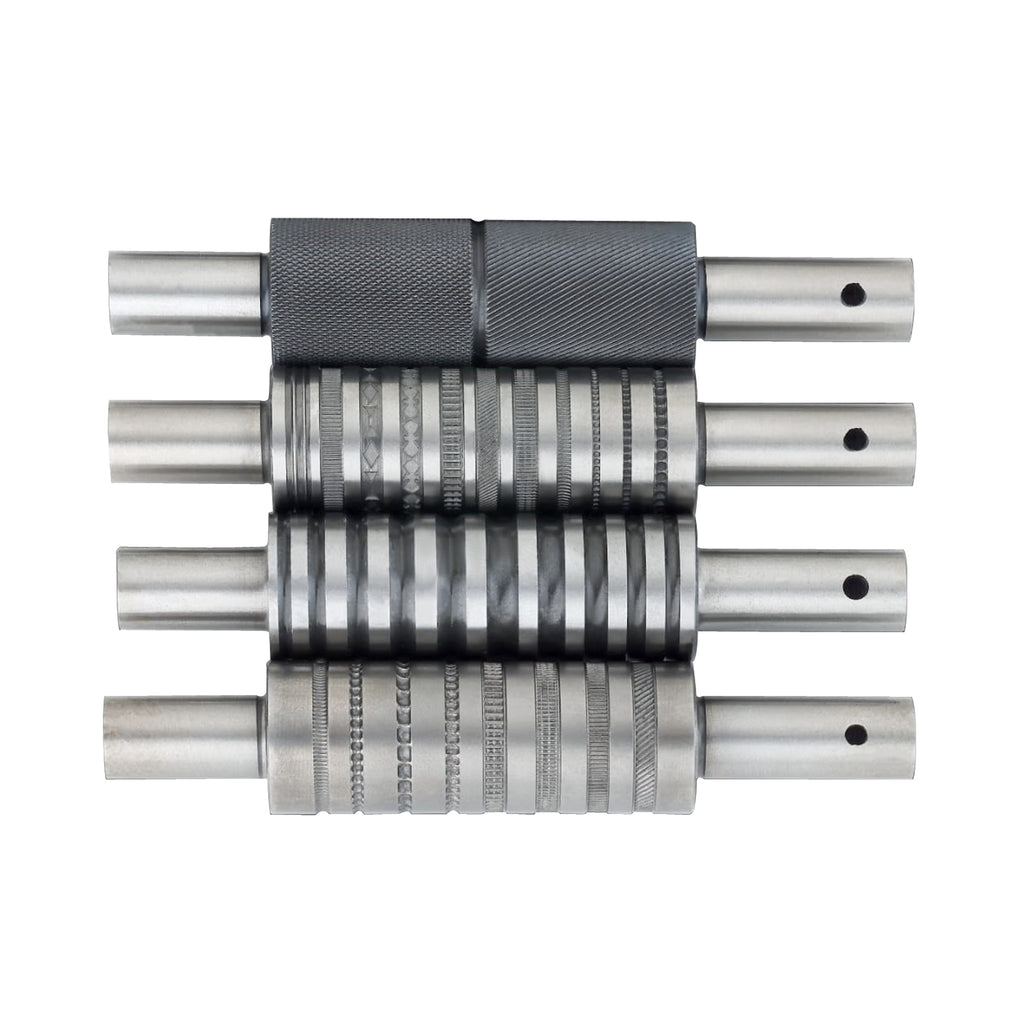 Jewelry Mini Rolling Mill Tool With 6 Rollers - 9" Height - Wire Sharper